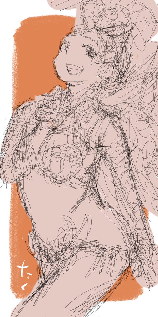 サンバガール82💃🏻途中経過 
#イラスト #illustration 