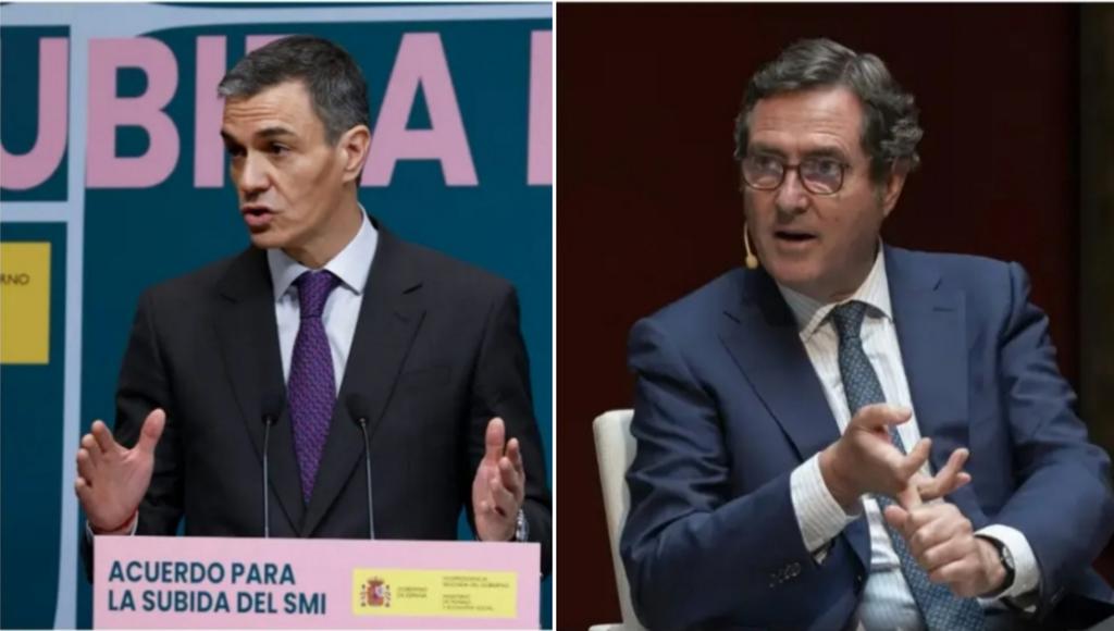 Pedro Sánchez a la Patronal: "hay que pagar más".
Garamendi, el Facha Rico que cobra 23 veces el SMI y cuatro veces más que el Presidente del Gobierno: "no se puede pagar más".
Me gustaría saber de qué lado está la clase trabajadora de este país, incluyendo a los Fachas pobres.