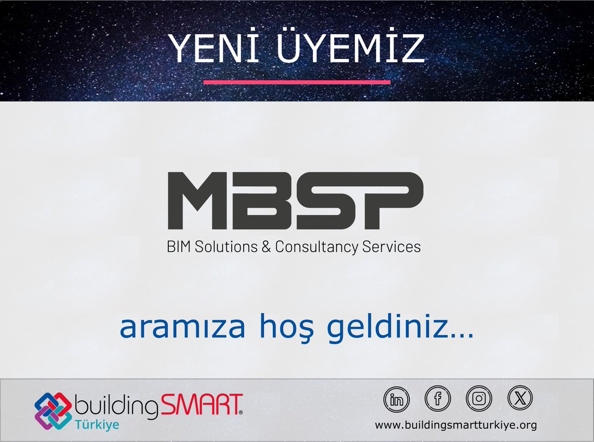 bSTR yeni gümüş üyesi MBSP Mühendislik!
Aramıza hoş geldiniz!