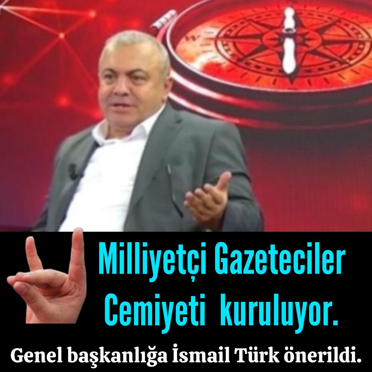 📢#MilliyetçiGazetecilerCemiyeti kuruluyor. 

Milliyetçi düşünceye sahip gazetecileri tek çatı altında toplamak amacıyla 
#MilliyetçiGazetecilerCemiyeti kuruluyor. 

Genel başkanlığa İsmail Türk önerildi.
<a href="/ismail_TURK55/">İsmail TÜRK</a>
 habererk.com/haber/milliyet…