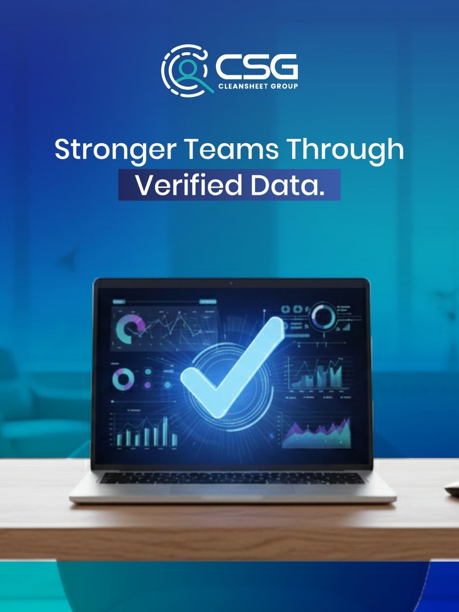 cleansheetgroup's tweet photo. Build a reliable, compliant, and high-performing team with CleanSheet Group's accurate verification services.

Make informed decisions and reduce risk at every step. Apply now at https://t.co/yq5OeT9J4C.

#CleanSheetGroup #VerifiedData #StrongerTeams #BackgroundChecks #UAE https://t.co/ohOhg2kWrM