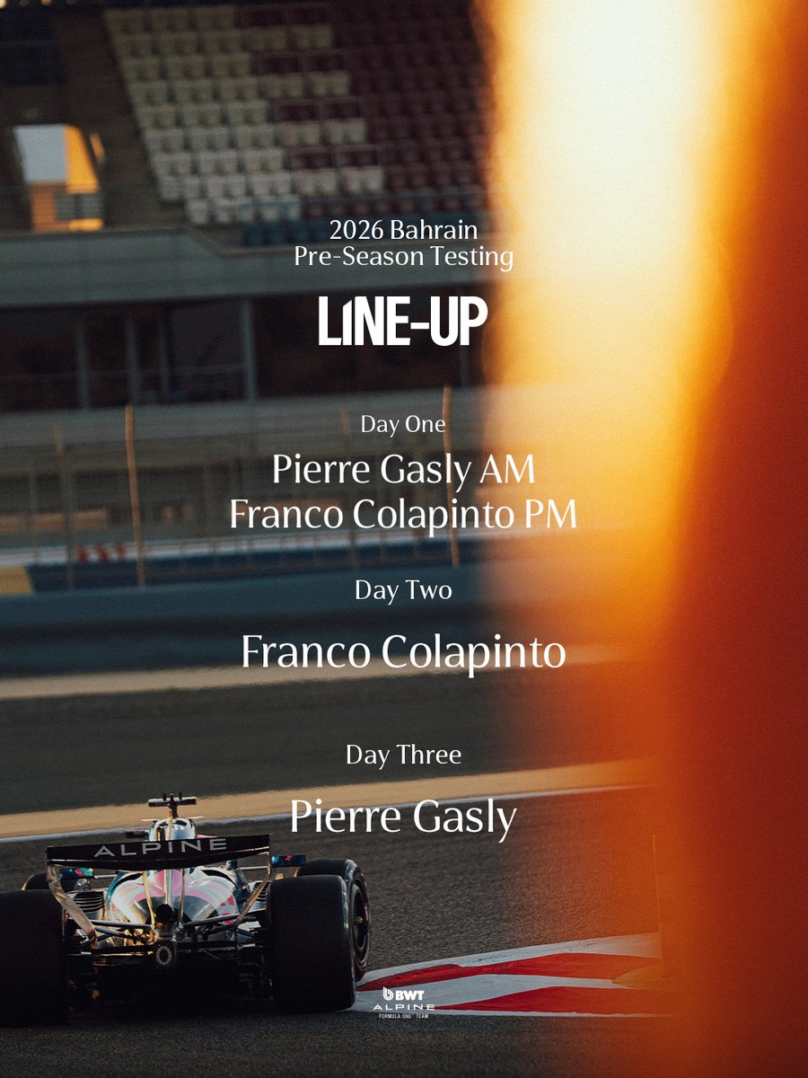 BWT Alpine Formula One Team tweet media