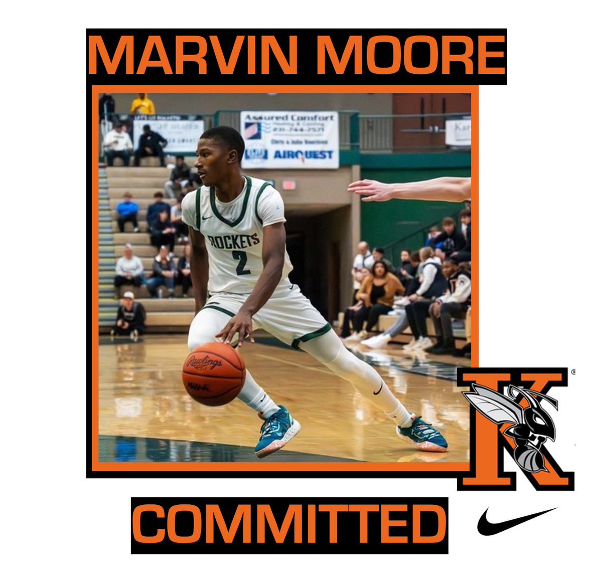 MarvinMoore2026's tweet photo. Blessed to announce that I have committed to Kalamazoo college! Thank you to everyone who has helped and supported! https://t.co/ctfpDJZ2db