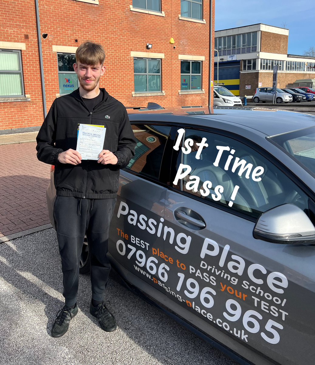passingplaceds's tweet photo. First Time Pass !

I’m so pleased for Ben Giblett who only went and produced a brilliant drive to pass his driving test on the first attempt earlier today!  👏👏👏

Congratulations Ben  🎉🎉🎉

https://t.co/IE0J1G6alj https://t.co/f3Li1QAAeI