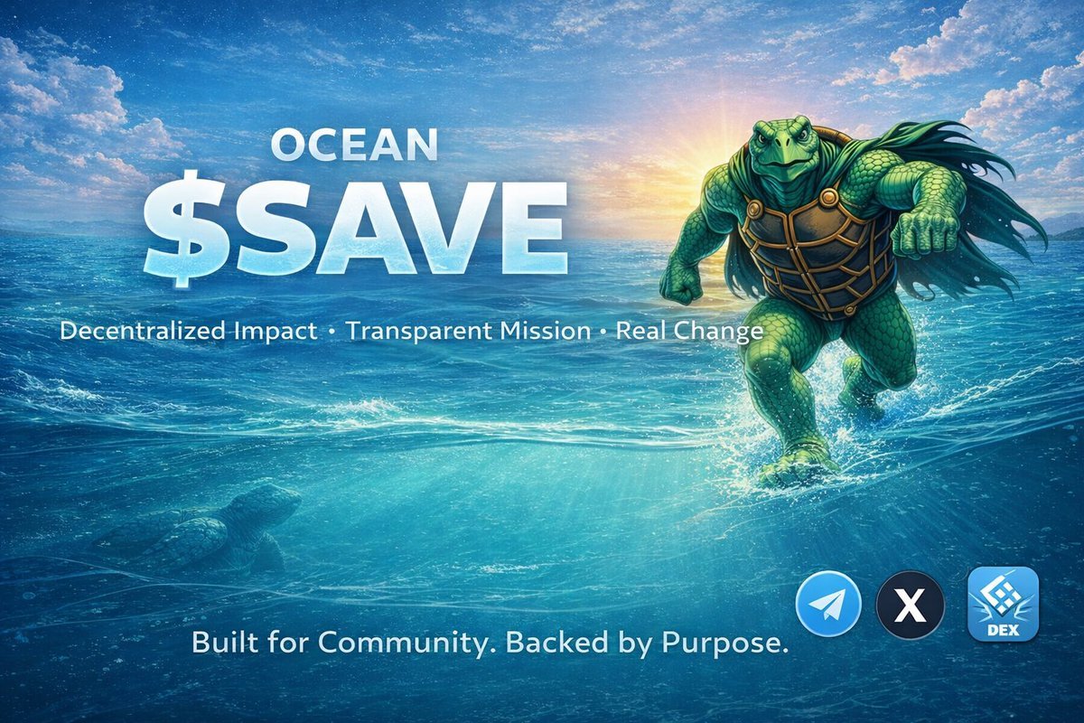 $SAVE isn’t about short-term hype it’s about sustainable momentum. Steady volume, a stable chart, and consistent trending are the markers of a long-term project.

The foundation is in place, the community is engaged, and the journey is just beginning.
More news coming later today