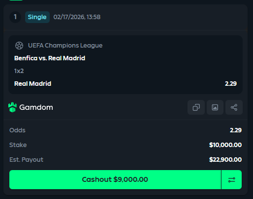 AndypsxNL's tweet image. Vamos Real ! @gamdomsport  si gano la apuesta sorteo 1000$ para 10 personas.

RT + LIKE + ID DE GAMDOM 

Imprescindible estar con el code:
trgamdom.com/r/andypsx