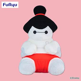 ディズニー『#ベイマックス』が相撲姿となった超BIGぬいぐるみになって