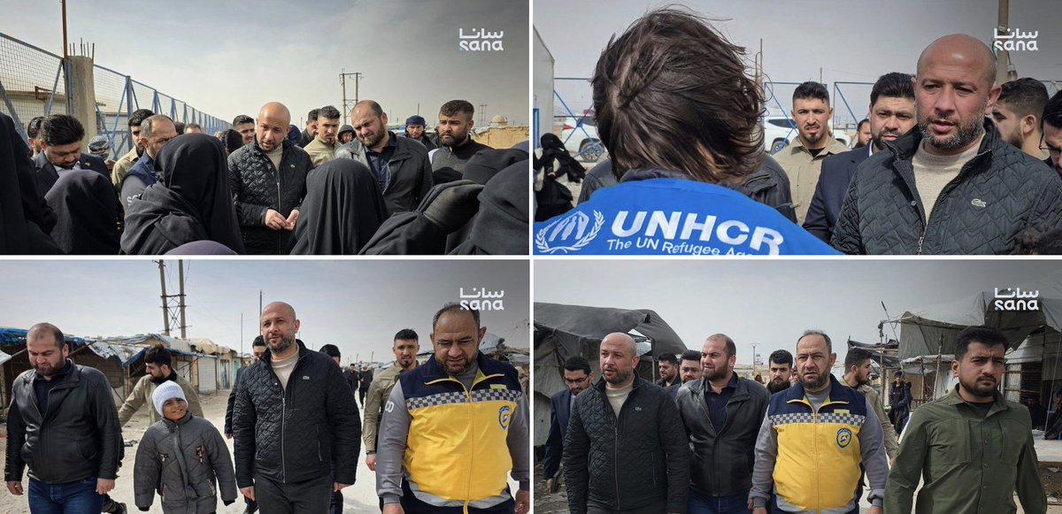 Charles_Lister's tweet image. Today, @RaedAlSaleh3 visited al-Hol, after @UNRefugeeAgency &amp;amp; @SYRedCrescent began coordinating the transport of residents to a camp in Akhtarin, #Aleppo.

For all the exclusive details on how things have played out at al-Hol in recent weeks, read this -- syriaweekly.com/p/exclusive-sy…