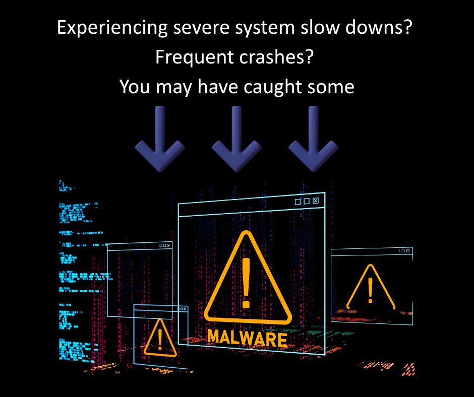 While a slow running computer can be annoying, there could be a deeper cause that could potentially snag data such as your banking info. Nobody needs that! If you suspect malware has infected your computer, bring it in and let our skilled team help you get it removed safely!