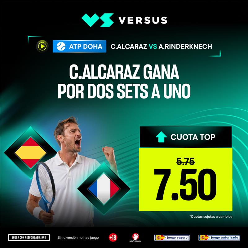 Interfaz de Apuestas Versus mostrando juegos y opciones de apuestas