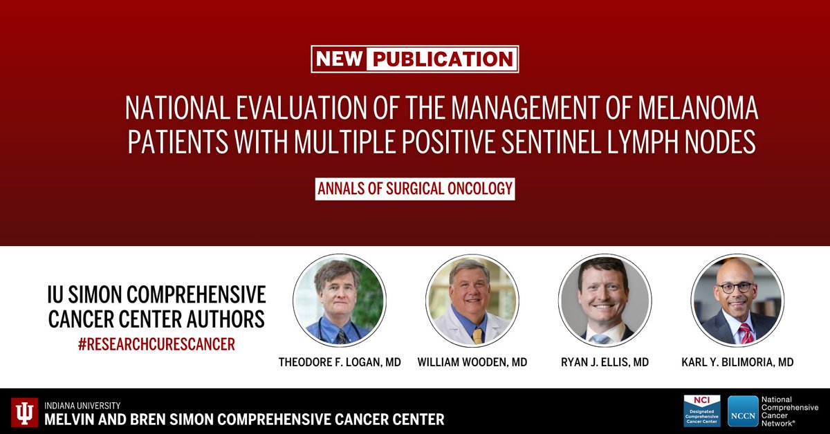 IUCancerCenter's tweet image. A new article was published in Annals of Surgical Oncology by the cancer center’s Theodore F. Logan, MD, William Wooden, MD, Ryan J. Ellis, MD, Karl Y. Bilimoria, MD, and colleagues. Learn more: ow.ly/AcfF50XIx25. #ResearchCuresCancer #NCIcomprehensive @AnnSurgOncol