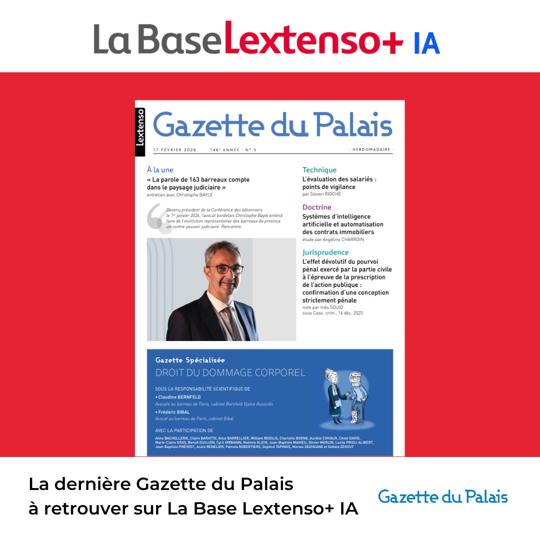 Lextenso Avocat tweet media