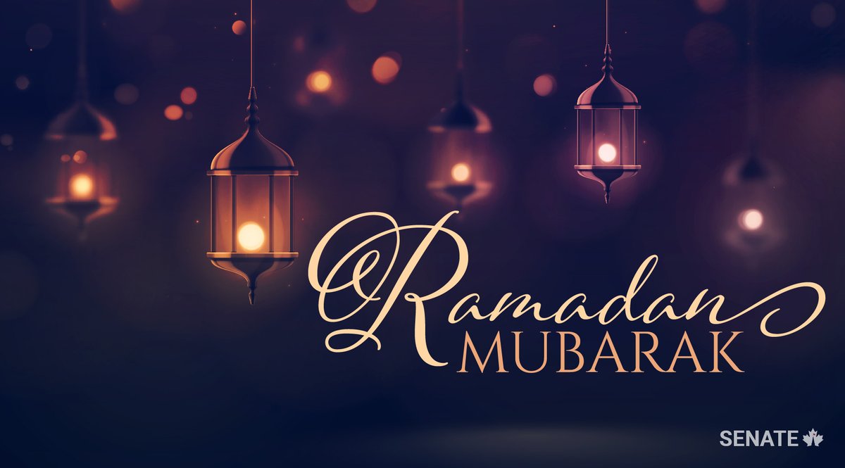 Wishing a special Ramadan to all those observing this holy month. 

#SenCA #RamadanMubarak