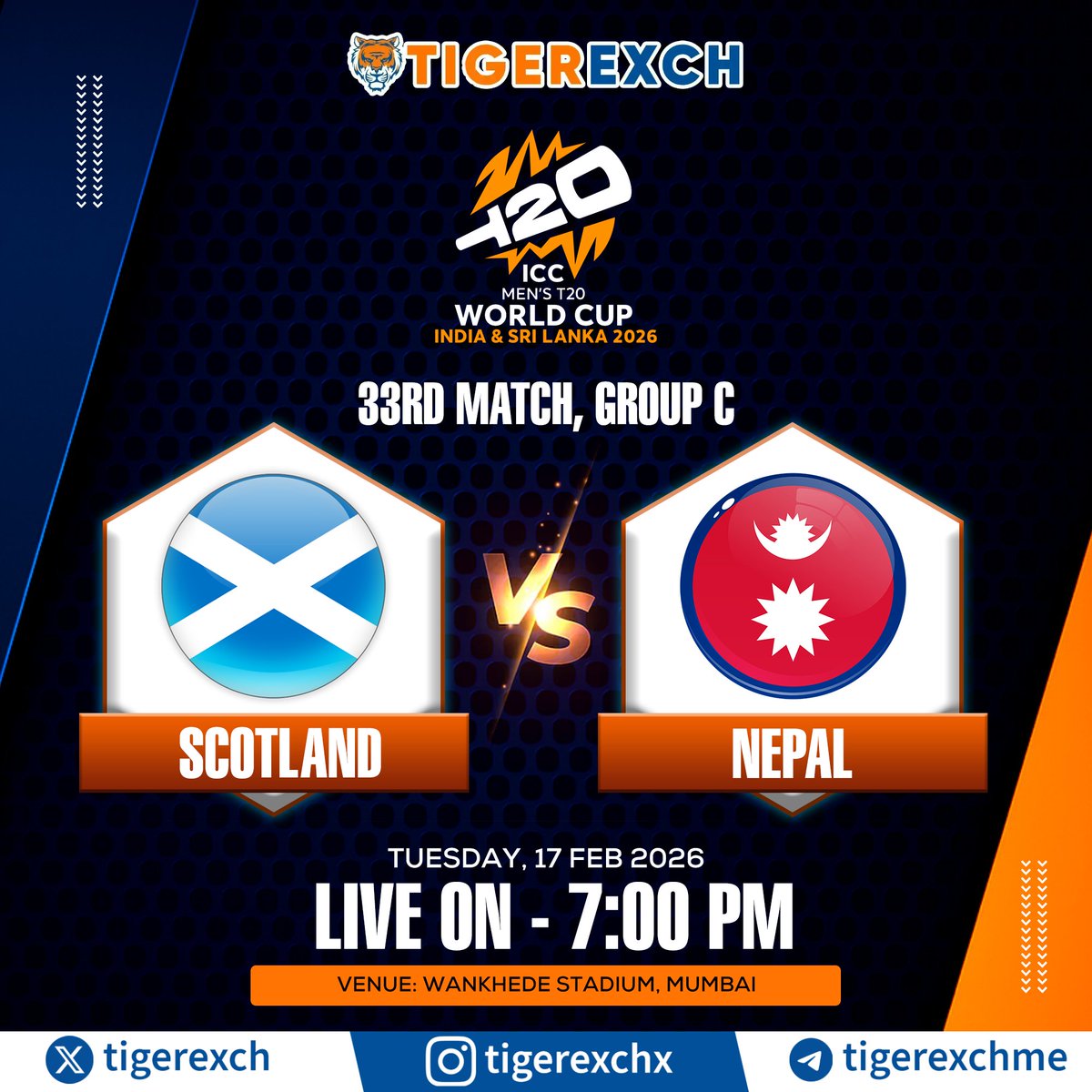 33rd MATCH – DEAD RUBBER STILL COUNTS 🔥

Smart players don’t wait for the second innings.
They lock in before the toss. 🔥

🎁 10% Joining Bonus
🎁 3% USDT Deposit Bonus
🎁 3% Weekly Loss Back

Asia’s No.1 Exchange – TigerExch

Create your ID now 👇
🔗 tigerxchange.com/m/signupnow