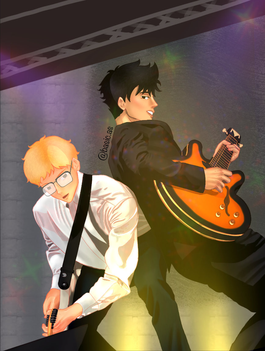 basic_as_'s tweet photo. My day 4 submission for #KrtskValentinesWeek band au #krtsk https://t.co/VKDpwurxpA