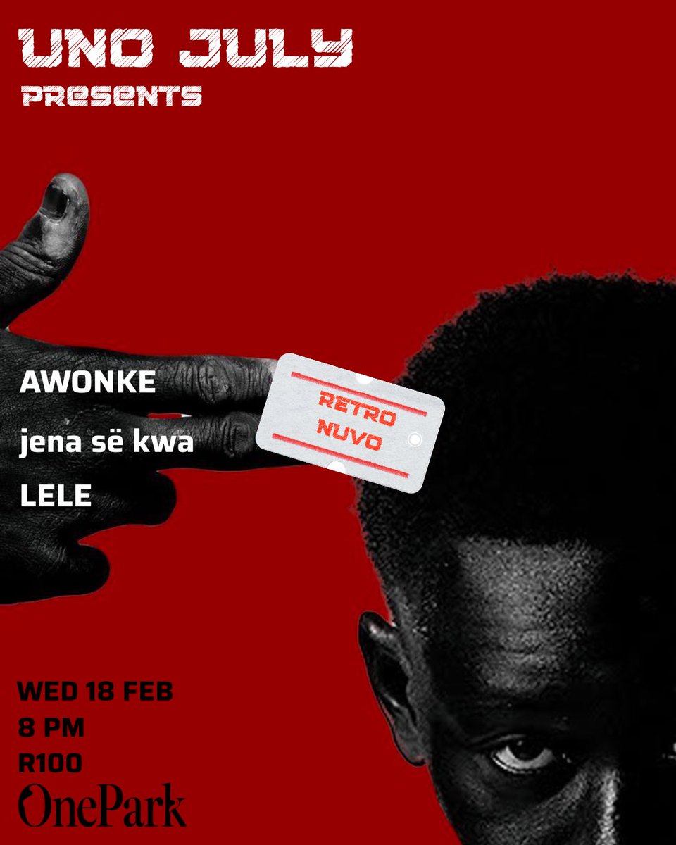 Deadass! RetroNuvo returns. ❌

Fresh off the last one’s success, this is the warm-up before my most important performance during Investec CPT Art Fair week. Consider this the ignition point.

So cancel your quiet plans coz I’ve got something better tomorrow night at One Park.