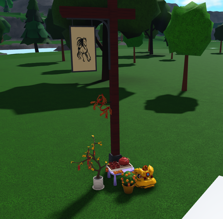 All the Lunar New Year items + the fireworks have returned