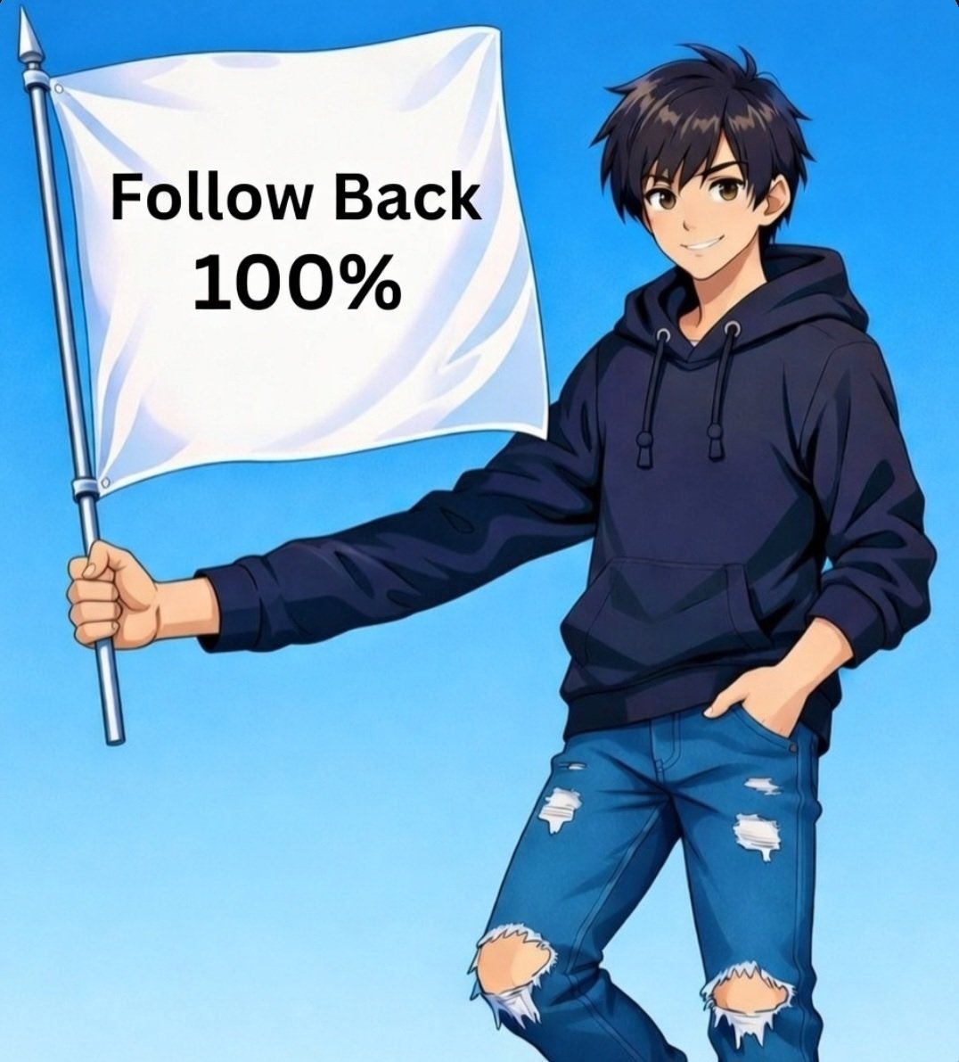 Follow me, I will follow you back ASAP please no game only serious people, always. Active when it comes to engagement