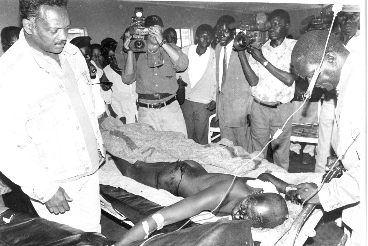 bonifacemwangi's tweet photo. I recall poignant photos in our newspapers' headlines of Reverend Jesse Jackson, visibly moved to tears, in Nakuru, Kenya. It was February 1998, amid ethnic clashes that erupted in the Rift Valley Province following the December 1997 elections.

Hundreds were killed and thousands displaced over weeks of violence. As U.S. Special Envoy for the Promotion of Democracy in Africa, Reverend Jackson travelled to Kenya to meet victims, urge an end to the killings, and press President Daniel Arap Moi’s government to stop supporting tribal militias that targeted communities who had not voted for KANU.

These tactics, ethnic cleansing to displace opposition supporters, had appeared before, in 1992–1993, and would recur tragically in 2007–2008 post-election violence that left over 1,500 dead and more than half a million people displaced.

Reverend Jesse Jackson was a trailblazer and one of the last remaining generals of the civil rights movement. He marched alongside Martin Luther King Jr. and sought the Democratic presidential nomination in 1984 and 1988. In 1988, his campaign slogan was “Keep Hope Alive.” He won 11 primaries and caucuses, securing nearly 7 million votes (about 29% of the total Democratic primary vote). His campaigns helped pave the way for Barack Obama’s historic 2008 election. Obama drew inspiration from Jackson’s message, distilling themes of hope into the single, powerful word: Hope.

As he now rests, he has run a good race. This leaves us with a pressing question: Who are Kenya’s Jesse Jacksons?

Kenya has entered a period where trusted, non-partisan voices matter more than ever. In times of tension, the country needs individuals whose credibility stems not from political alignment, wealth, or public profile, but from the steadiness of their character and the integrity of their service. Who are those people? Please share names.