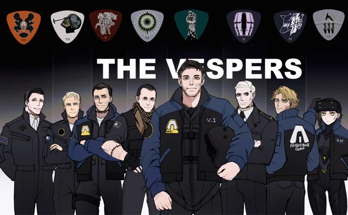 The Red Guns and The Vespers, so you can see how i imagine them in my head #ArmoredCore