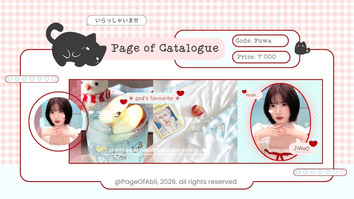 PageOfAbil's tweet image. help  repost?  timaaci  ♡

🍮 ___  hemLo!  abil  ada  3  layout  rs  ready  stock  carmen,  ian  dan  jiwoo  yang  bisa  dijemput  melalui  dm  atau  tele 👧🏻 𓈒

꒰  IDR  —  7.OOO  /  each  ꒱  #zonauang