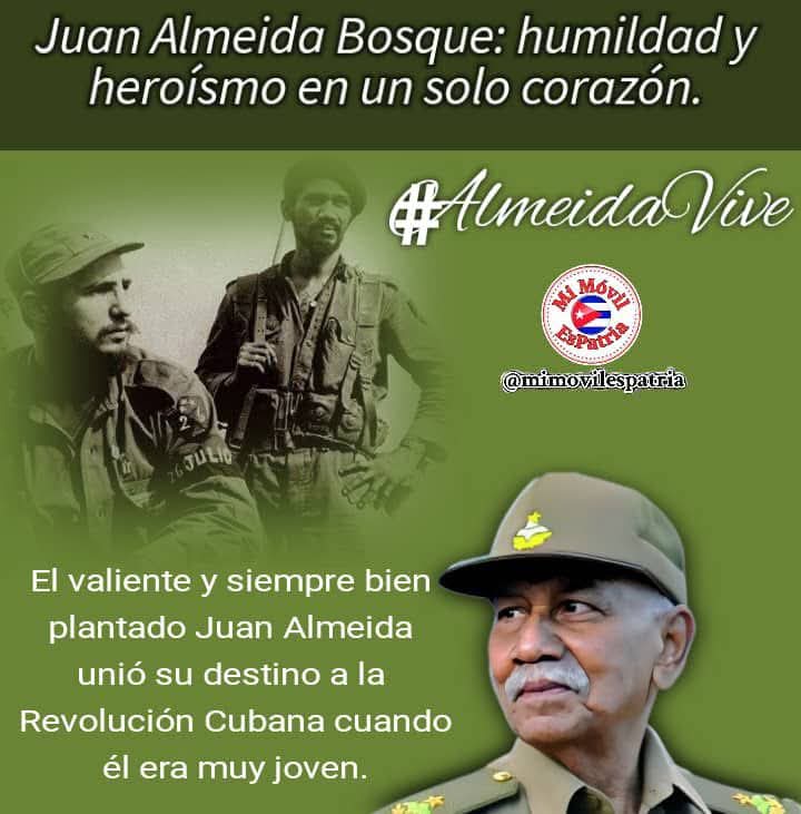 El 17 de febrero de 1927 nace en el reparto Los Pinos, de La Habana, el Comandante de la Revolución Juan Almeida Bosque, quien siempre demostró su lealtad incondicional a Fidel, a Raúl y a la Revolución. <a href="/CubaMined/">MINED</a>  <a href="/dpevillaclara/">DGEP Villa Clara</a>