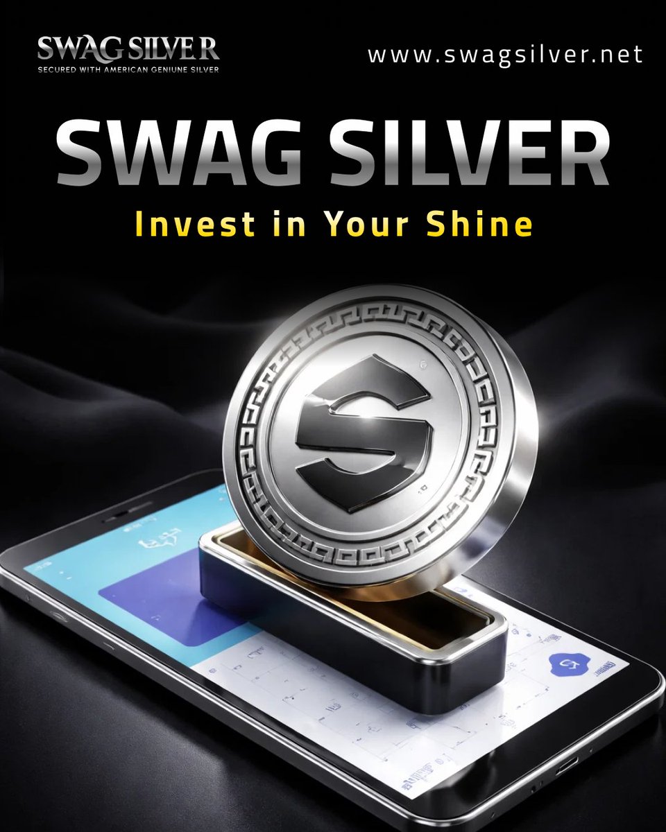 Wealth isn’t just growth — it’s owning something real &amp; enduring.
Swag Silver blends elegance with lasting value.
🔗 swagsilver.net
📡 t.me/+6X9P0l0Hs3tkM…

#SwagSilver #PreciousMetals #TimelessValue #StayShining

Not financial advice. Assess risks.