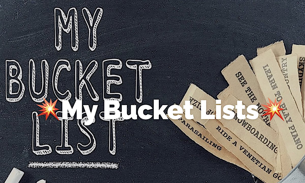 iInternationa14's tweet photo. .
❤️ ⭐ 😎 https://t.co/FMtPbis0iO 🌅 ⭐ ❤️
The act of creating a bucket list takes us out of our comfort zones and throws us into a realm of possibilities and questions
❤️ ⭐ 😎 MY https://t.co/gx4ay06hZG ✈️ ⭐ ❤️
#MyBucketList #MyTravelBucketList https://t.co/AU389f9N2t
