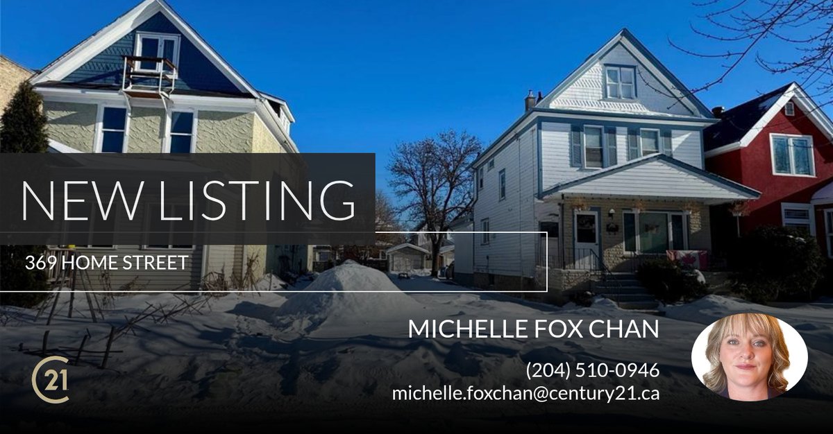 FoxchanFox's tweet photo. 📍 New Listing 📍 Take a look at this fantastic new property that just hit the market located at 369 Home Street in Winnipeg. Reach out here or at (204) 510-0946 for more information https://t.co/xrheLIxTRc https://t.co/29ODgz98US