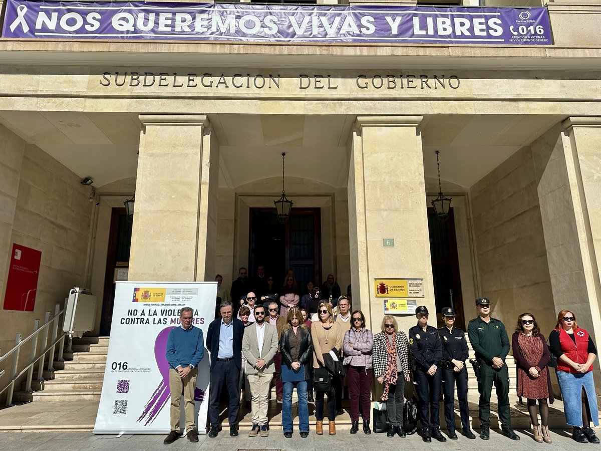 ⚫️La Subdelegación del Gobierno en Alicante convoca un minuto de silencio por el asesinato de una mujer a manos de su expareja, en Castellón, el 16 de febrero de 2026.
 
⚫️Con ella son 7 las mujeres asesinadas por Violencia de Género durante 2026 en España.