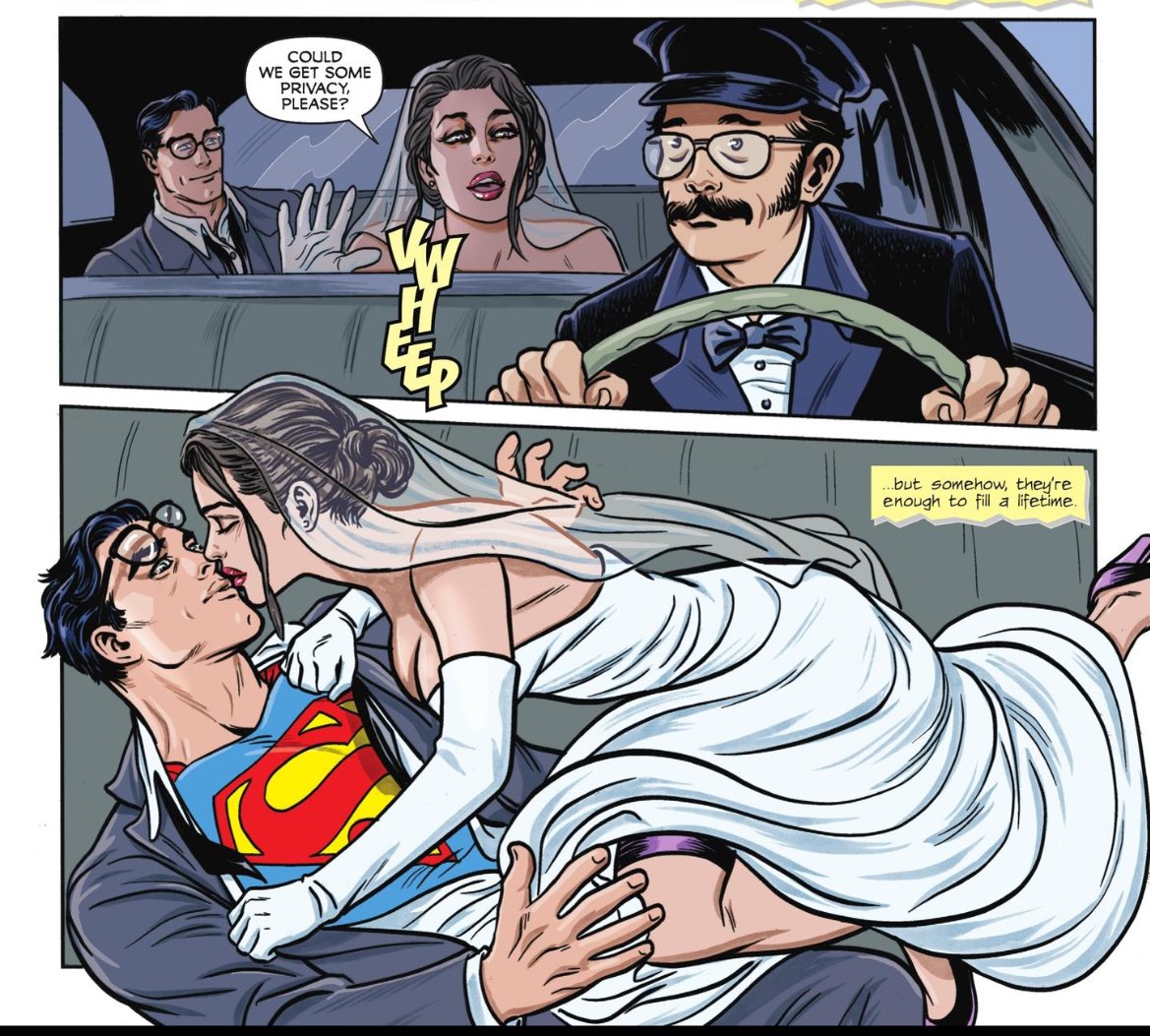 The visual language being that Lois is marrying both sides ♥️
