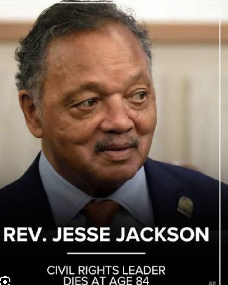 Rest in peace Jesse Jackson 🙏🏼