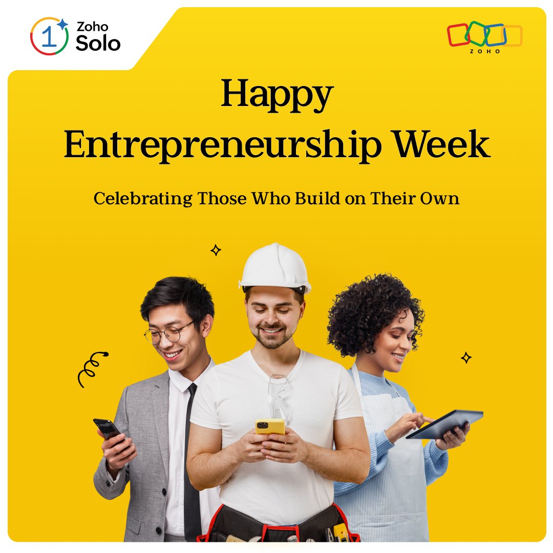 Zoho Solo tweet media