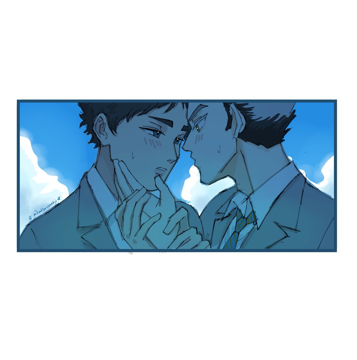 #兎赤 #bokuaka nervous