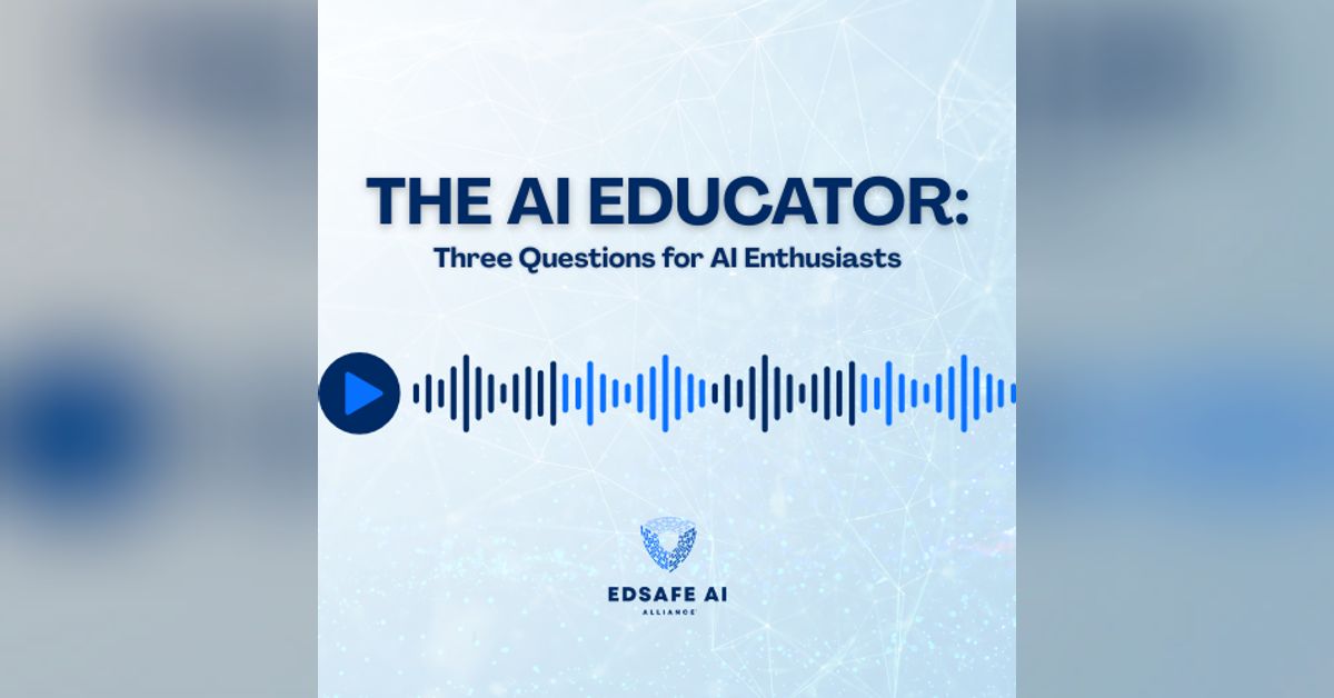 CoSN's tweet photo. New from @EDSAFEAI: Ep. 3 of The AI Educator with @Kip Glazer on why there’s no one-size-fits-all AI approach—and why supporting educators comes first.
🎧 Listen: https://t.co/xkPjLxiwFy
#AIinEd #EdTech #EDSAFE #AI
@keithkrueger https://t.co/95P0TxFDGR