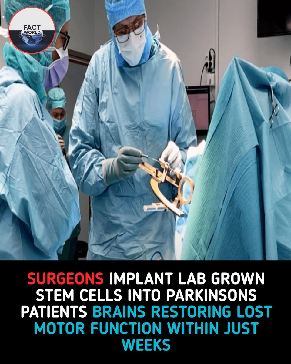 argosaki's tweet image. NICOTINE: JUST ADD IT
DR BRYAN ARDIS’ RESEARCH 
&amp;amp;
NOW THIS : 
In a groundbreaking medical milestone, surgeons have successfully implanted lab-grown stem cells into the brains of patients living with Parkinson's disease — and the results are nothing short of extraordinary.