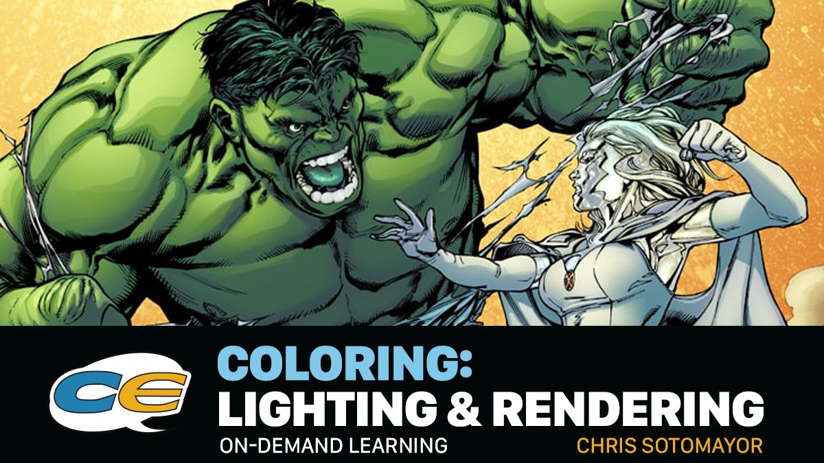 Master rendering and lighting for comics. Learn pro techniques for depth and light sources from Marvel artist Chris Sotomayor.
Enroll: comicsexperience.com/store/courses/…