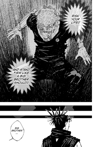 tf do u mean gege added/drew new pages about choso? please, i was just starting to heal from this damn scene 😭