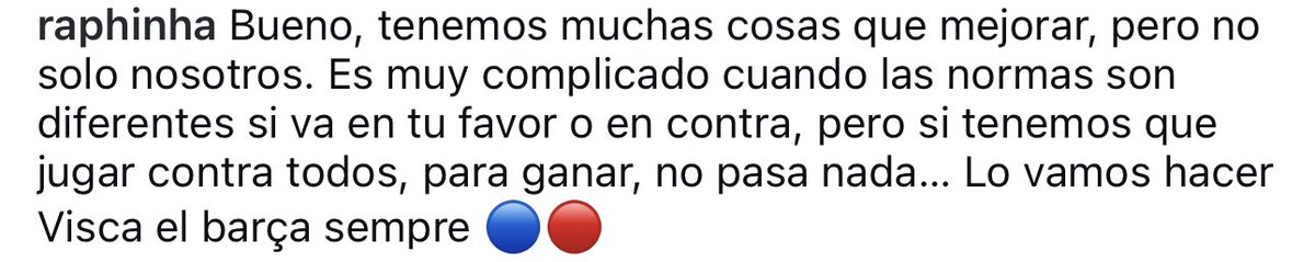 Raphinha y su mensaje post Montilivi