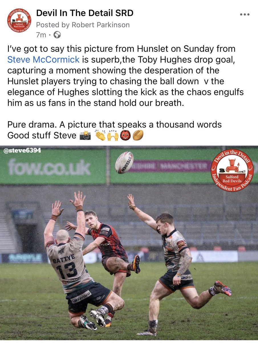 Another superb photo by <a href="/steve6394/">Steve McCormick</a> from Sunday capturing the big moment 
👏🙌 📸 👹🏉