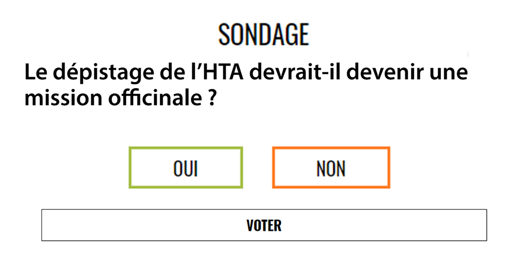 Le dépistage de l’HTA devrait-il devenir une mission officinale ? Répondez à notre #sondage de la semaine
➡️ urls.fr/vKGJaV