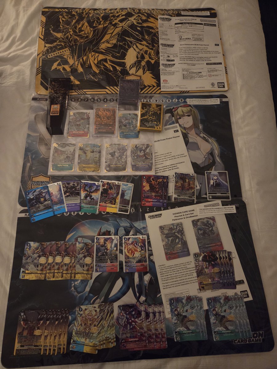 My haul from BCF Las Vegas!

Thanks to all who worked on <a href="/official_BCG_EN/">【OFFICIAL】EN_BANDAI CARD GAMES</a> for a very fun event~

#digimon