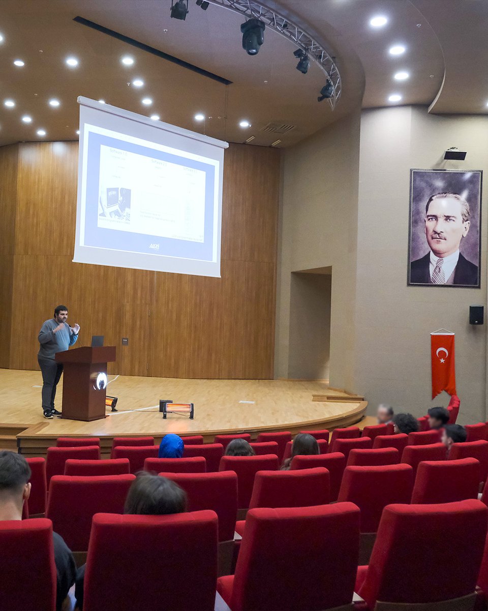 AKINROBOTICS participated in the GıTalks Technology Conference!  In the session titled “AI-Powered Robots: Decision-Making Machines,” AKINROBOTICS Artificial Intelligence Software Supervisor Ahmet ATAŞOĞLU took part as a speaker.  

AKINROBOTICS GıTalks Teknoloji Konferansı'na
