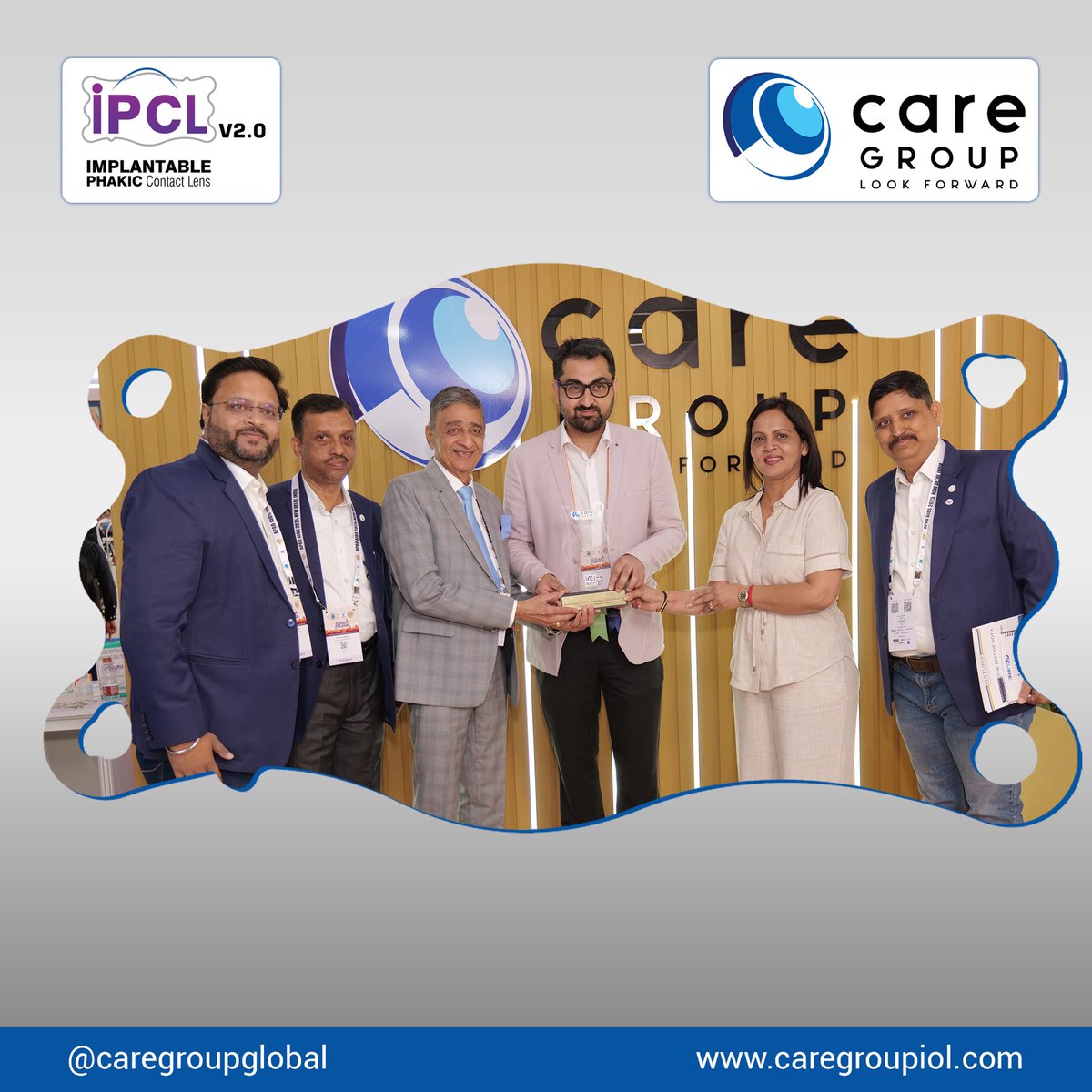 CareGroupGlobal's tweet photo. Presented to Dr Aditya Sethi, in honour of unwavering commitment and excellence in advancing vision care through the use of IOLs technology https://t.co/ZDrZJcJSk1