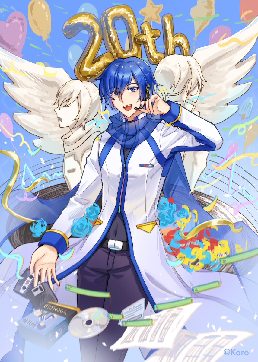 Mieenumon's tweet photo. #KAITO20th 
#KAITO誕生祭2026 
20周年おめでとうございます！
カウントダウンも順調に完成した！ https://t.co/a5iB5PaAWn