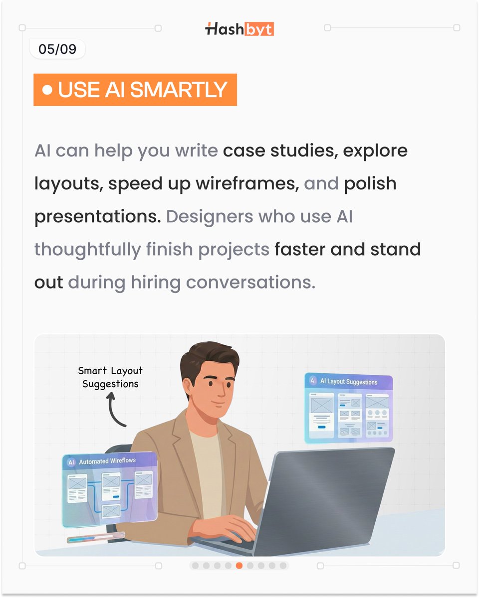 hashbyt's tweet photo. AI should speed up thinking, not replace it.
Use it wisely.
#DesignTools #UXWorkflow https://t.co/uR583JYXEG