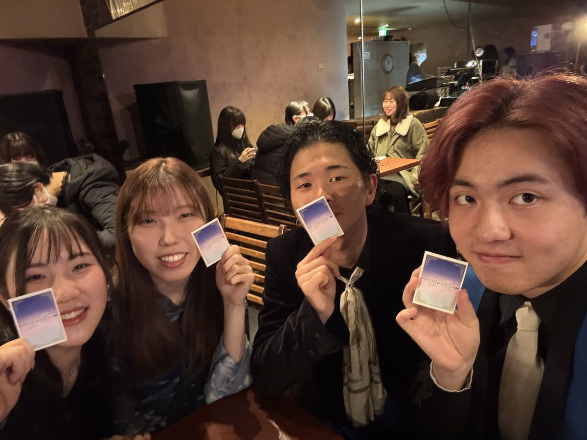 NOAH_bri04's tweet photo. 【出演報告】

              本日私たちは『微睡』 
      に出演させていただきました！！

このような素敵なライブに出演させていただけたこと本当に嬉しく思います！！

またどこかでお会いできますことNOAH一同楽しみにしております✨️✨️

#微睡 https://t.co/NPJnJnYLVk