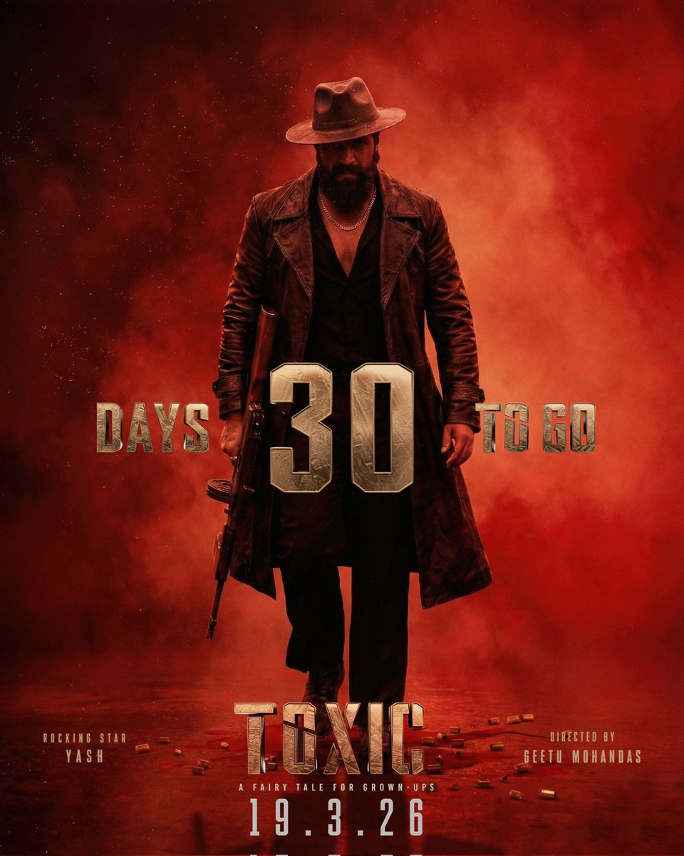 Prepare for the Destruction 🔥

#ToxicTsunamiIn30Days

#ToxicTheMovie <a href="/TheNameIsYash/">Yash</a> 
#ToxicOnMARCH19th