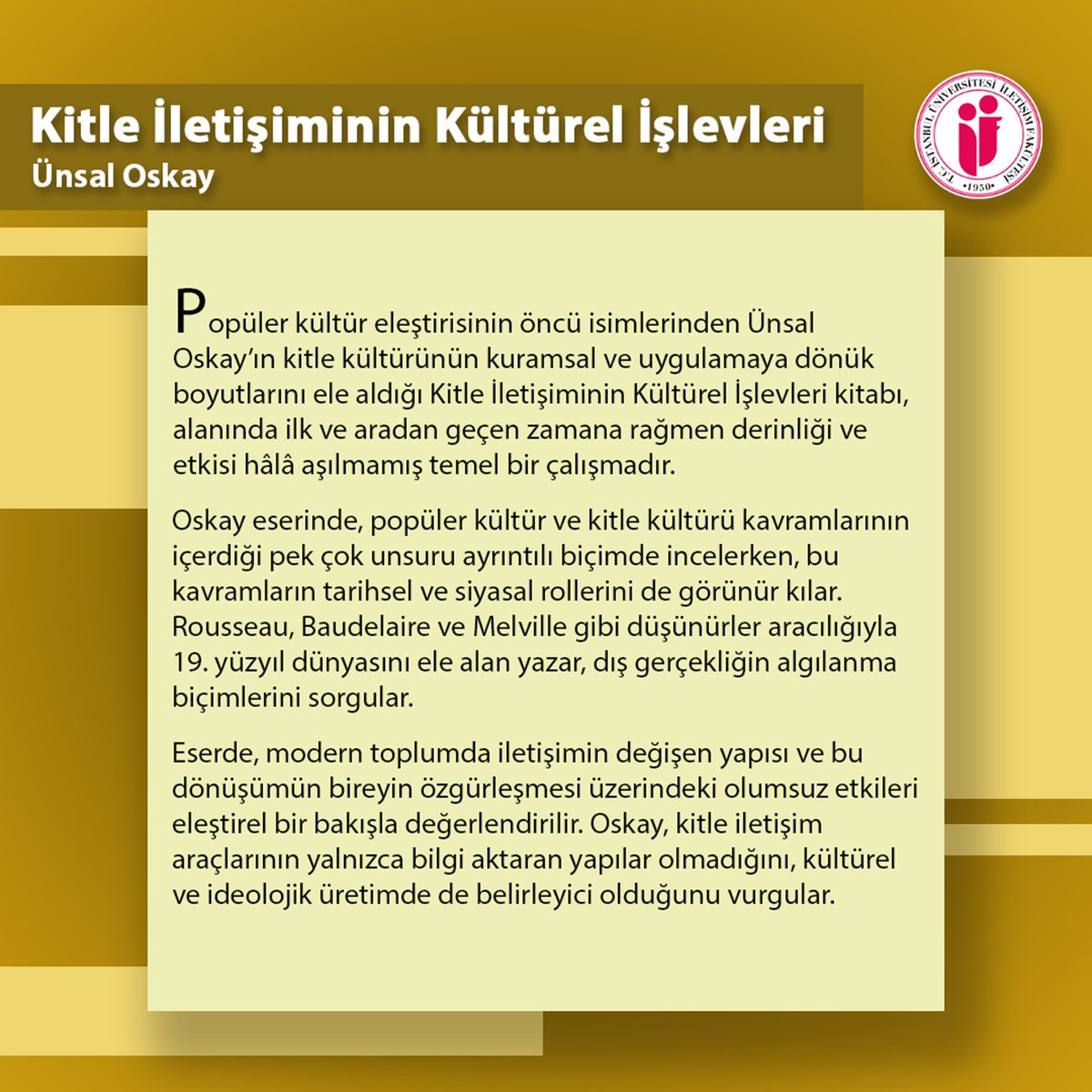iuiletisimf's tweet photo. https://t.co/PE4TIE949N
