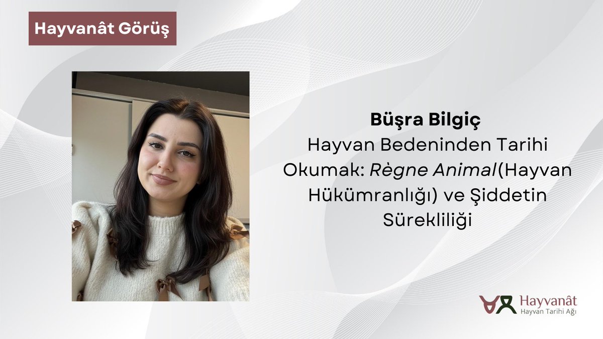 HayvanatNetwork's tweet photo. Hayvan bedeninden tarih okunabilir mi? 
🔗 Yazının tamamı Hayvanât web sitesinde.
#HayvanTarihi #AnimalHistory #Hayvanat #HumanAnimalStudies #EdebiyatVeTarih #RègneAnimal #HayvanHükümranlığı #JeanBaptisteDelAmo #ŞiddetinTarihi #AnimalStudies #CriticalAnimalStudies https://t.co/xhUoHPwECQ
